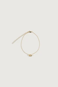 CHAIN BRACELET WITH KNOT CHARM