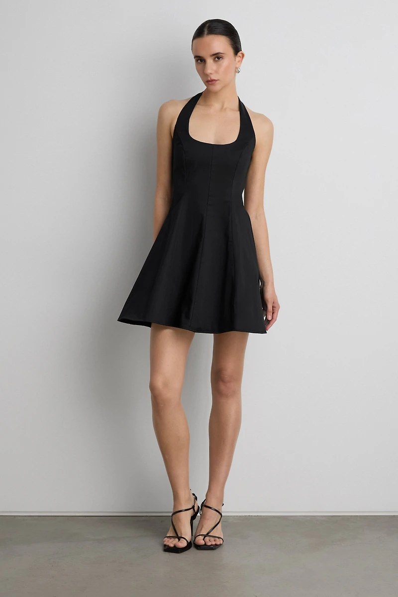 HALTER NECK MINI DRESS