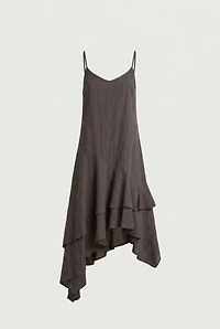 TIERED RUFFLE CAMI DRESS