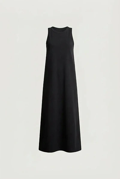 RIBBED COLUMN TANK MAXI DRESS