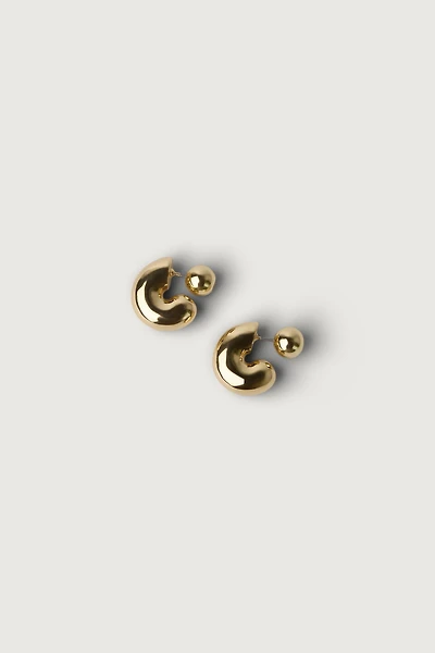 REVERSIBLE BUBBLE STUD EARRINGS