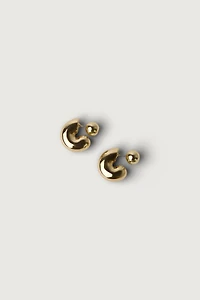 REVERSIBLE BUBBLE STUD EARRINGS