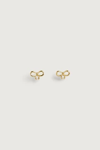 BOW STUD EARRINGS