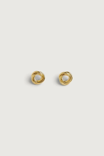 KNOTTED STUD EARRINGS