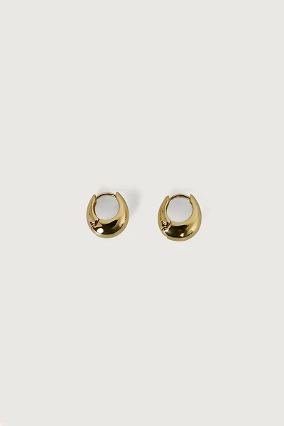 SMALL BUBBLE HUGGIE HOOP EARRINGS