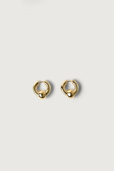 BALL DROP HOOP EARRINGS