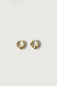 BALL DROP HOOP EARRINGS