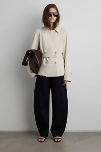 SHORT OVERSIZED TRENCH COAT