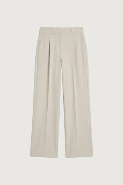 MID-RISE WIDE LEG SUITING TROUSER