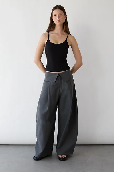 FOLD-OVER WAIST PANT