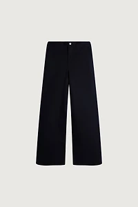 LONG LENGTH TWILL WIDE LEG PANT