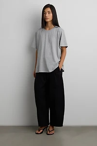RELAXED PLEATED WIDE LEG PANT