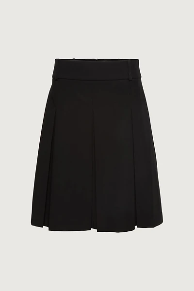 PLEATED MIDI A-LINE SKIRT