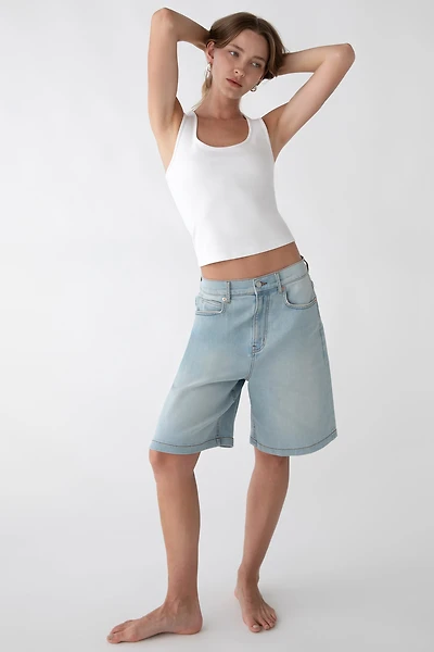 STRETCH DENIM JORT
