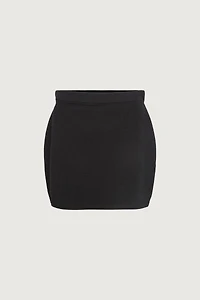 KNIT MINI SKIRT