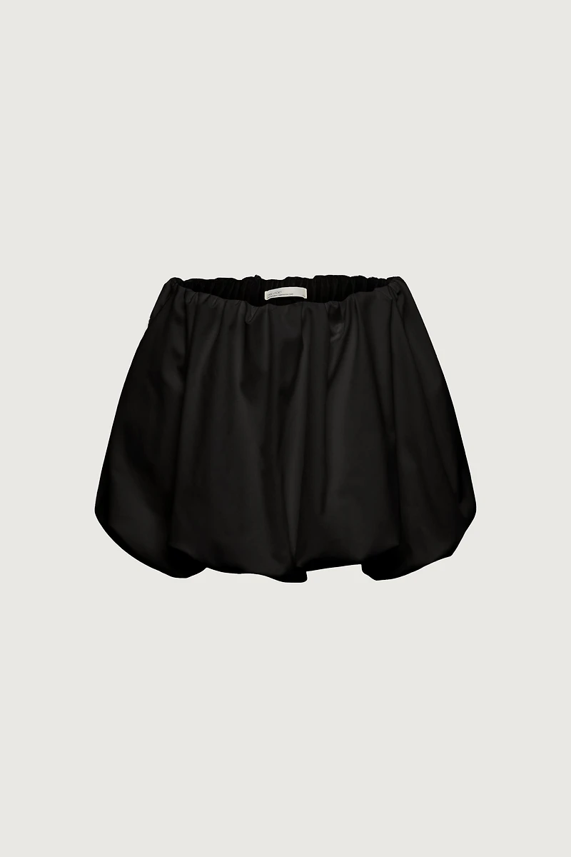 MINI BUBBLE ELASTIC SKIRT