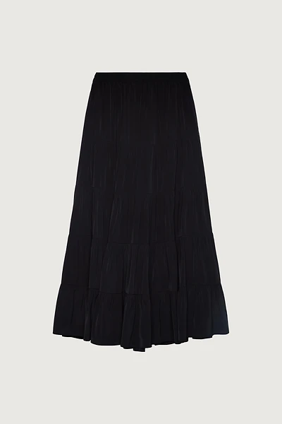 TIERED MAXI SKIRT