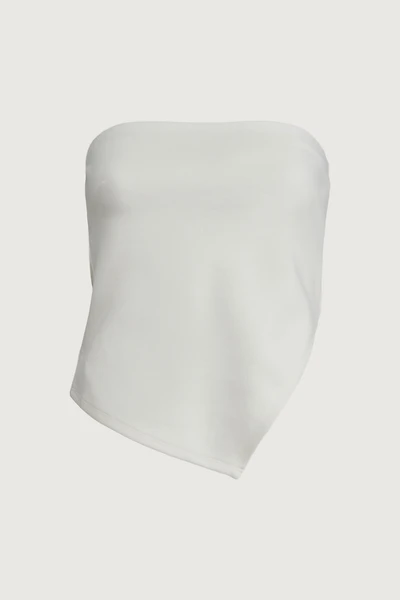 CROPPED TUBE TOP WITH SIDE SLIT