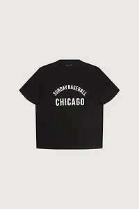 SUNDAY BASEBALL HEAVYWEIGHT CREWNECK T-SHIRT