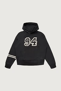 RELAXED VARSITY GRAPHIC HOODIE