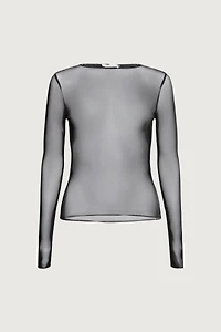 MESH LONG SLEEVE TOP