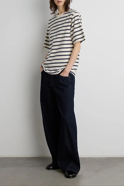 STRIPED COTTON T-SHIRT