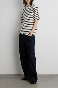 STRIPED COTTON T-SHIRT