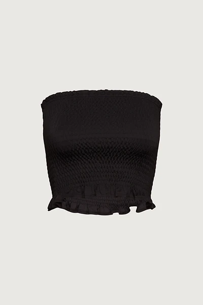 SMOCKED TUBE TOP