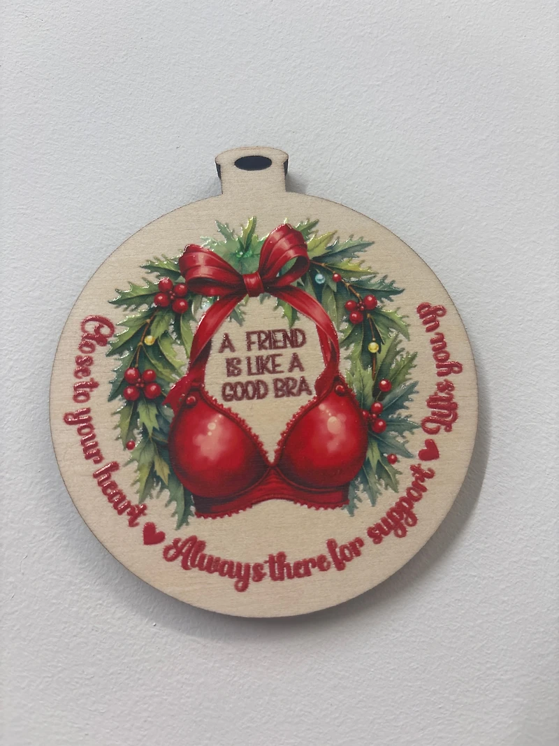 A Good Bra Ornament