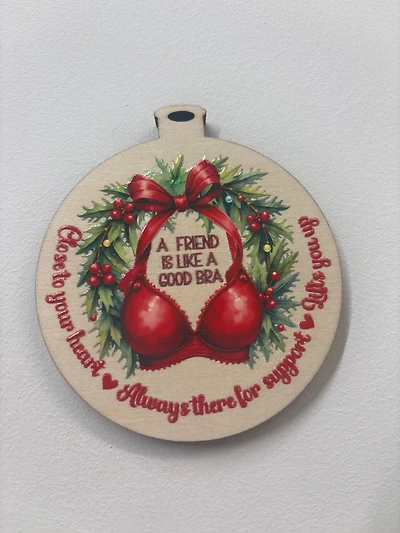 A Good Bra Ornament