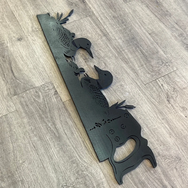 Hand Saw with Loon