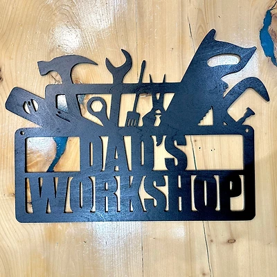 Dad's Workshop Sign