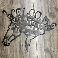 Horse Ranch Welcome Sign