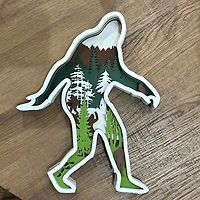 Sasquatch Multilayer Decor
