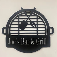 BBQ Grill Personalized Sign