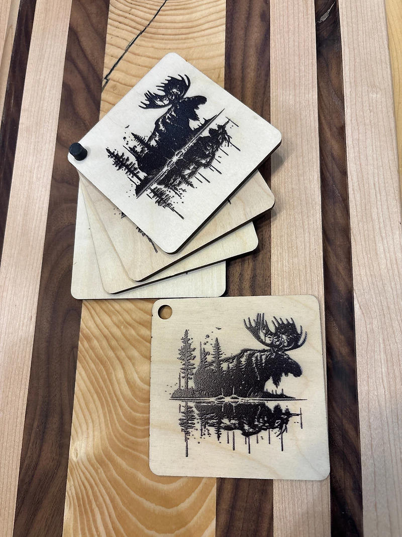Moose Coaster Set