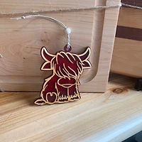 Highland Cow Ornament