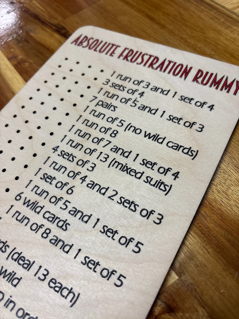 Frustration Rummy