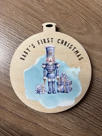 Baby's First Christmas Nutcracker Ornament