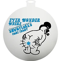 Ever Wonder Where Snowflakes Come From Ornament