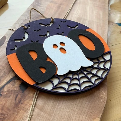 Boo Halloween DIY Decor