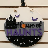 House of Haunts DIY Sign