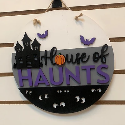 House of Haunts DIY Sign