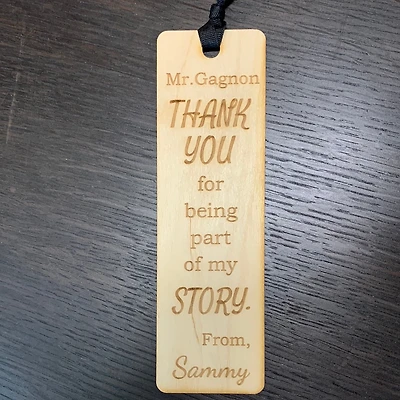 Thank You Teacher Bookmark