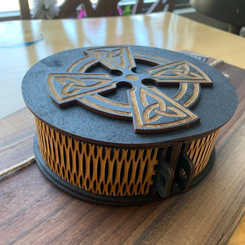 Keepsake Box with Celtic Cross