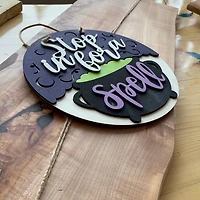 Stop For A Spell DIY Sign