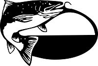 Trout Fish Address Sign
