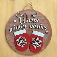 Warm Winter Wishes DIY Decor