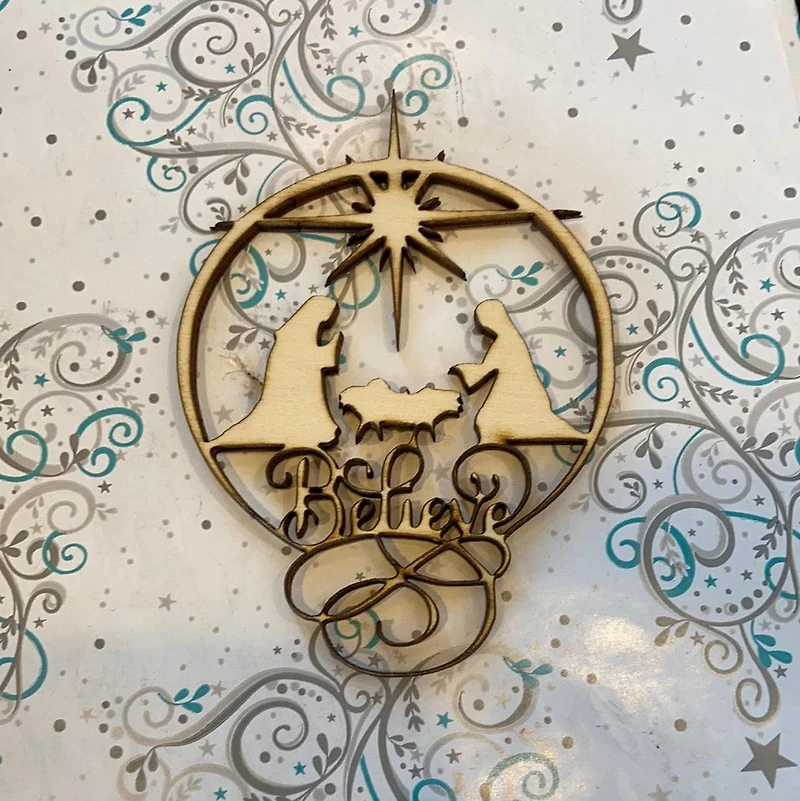 Believe religious Ornament