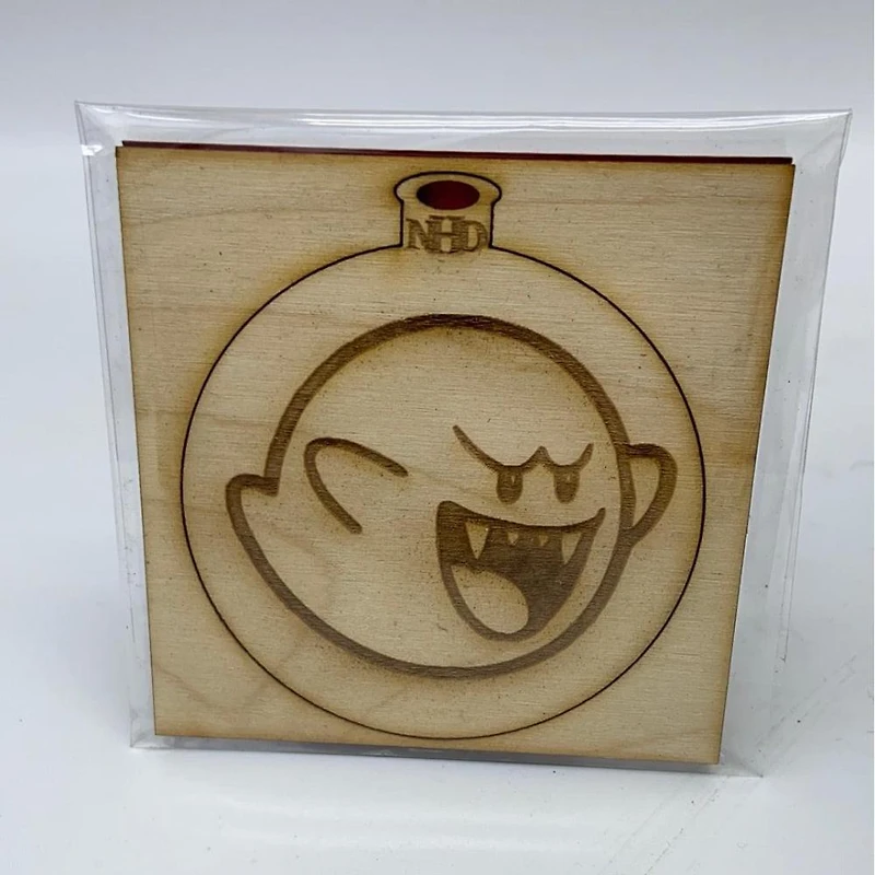 Boo ornament